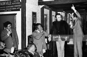 Athlete Rocky Graziano attends the birthday party for Rocky Graziano on December 18, 1972 at Catch A Rising Star in New York City. (Photo by Ron Galella/Ron Galella Collection via Getty Images)