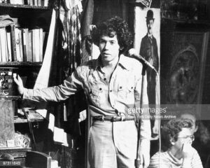 UNITED STATES - MAY 29:  Gilbert Gottfried on stage at "Catch a Rising Star" in New York City.  (Photo by Charles Ruppmann/NY Daily News Archive via Getty Images)