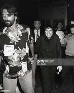 Mark Gero and Liza Minnelli during 10th Anniversary Party and Taping for "Catch A Rising Star" Comedy Club - March 27, 1978 at Catch A Rising Star Comedy Club in New York City, New York, United States. (Photo by Ron Galella/Ron Galella Collection via Getty Images)