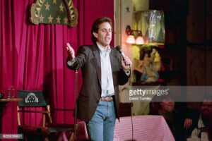 Jerry Seinfeld Performing at Catch a Rising Star   (Photo by David Turnley/Corbis/VCG via Getty Images)