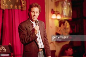 Jerry Seinfeld Performing at Catch a Rising Star   (Photo by David Turnley/Corbis/VCG via Getty Images)